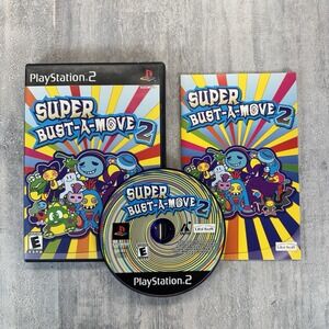 Super Bust-A-Move 2 (Sony PlayStation 2, 2002) PS2 Complete Very Good